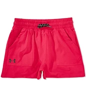 Under Armour Big Girls 7-16 UPF Stretch Base Shorts
