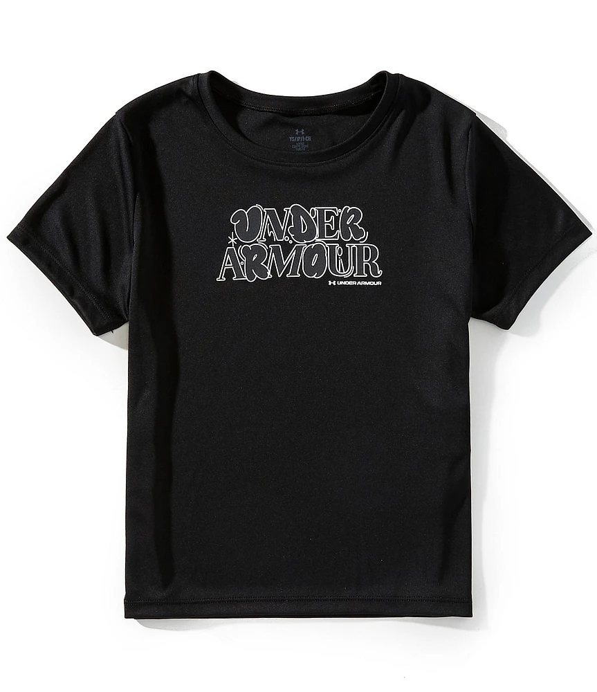 Under Armour Big Girls Tech Wordmark Short Sleeve T-Shirt