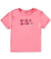 Under Armour Big Girls Tech Wordmark Short Sleeve T-Shirt
