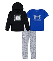 Under Armour Little Boys 2T-7 Long Sleeve Fleece Hoodie