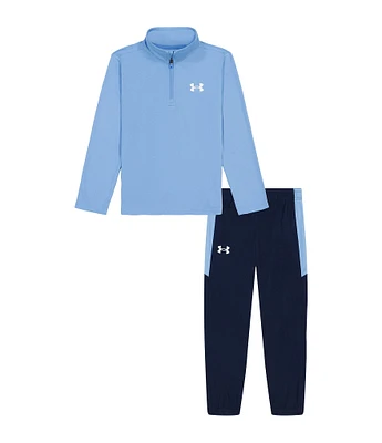 Under Armour Little Boys 2T-7 Long Sleeve Pullover & Coordinating Jogger Pant Set