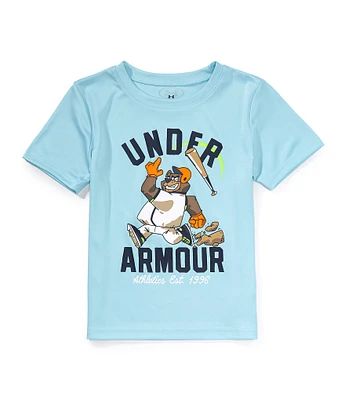 Under Armour Little Boys 2T-7 Short-Sleeve Baseball Bear T-Shirt