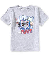 Under Armour Little Boys 2T-7 Short Sleeve Step Up Baseball T-Shirt