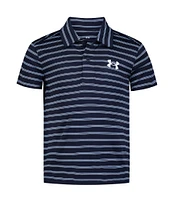 Under Armour Little Boys 2T-7 Short Sleeve UA Matchplay Stripe Polo Shirt