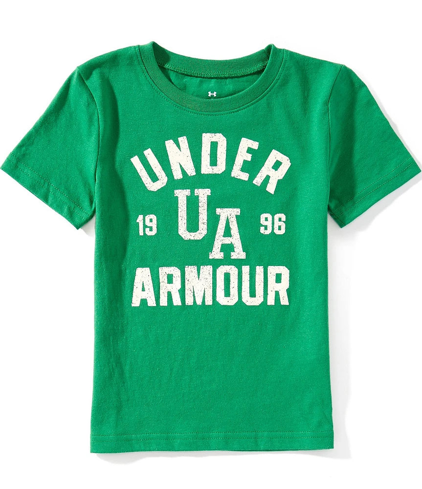 Under Armour Little Boys 4-7 Short-Sleeve Distressed Logo T-Shirt