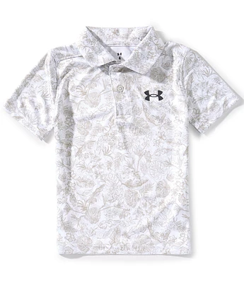 Under Armour Little Boys 4-7 Short-Sleeve Hawaiian Floral Printed Golf Polo