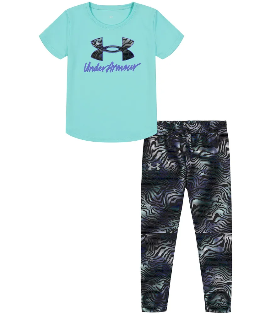 Under Armour Little Girls 2T-6X Can Do Anything Top & Legging Set