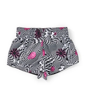 Under Armour Little Girls 2T-6X Printed/Solid Reversible Shorts