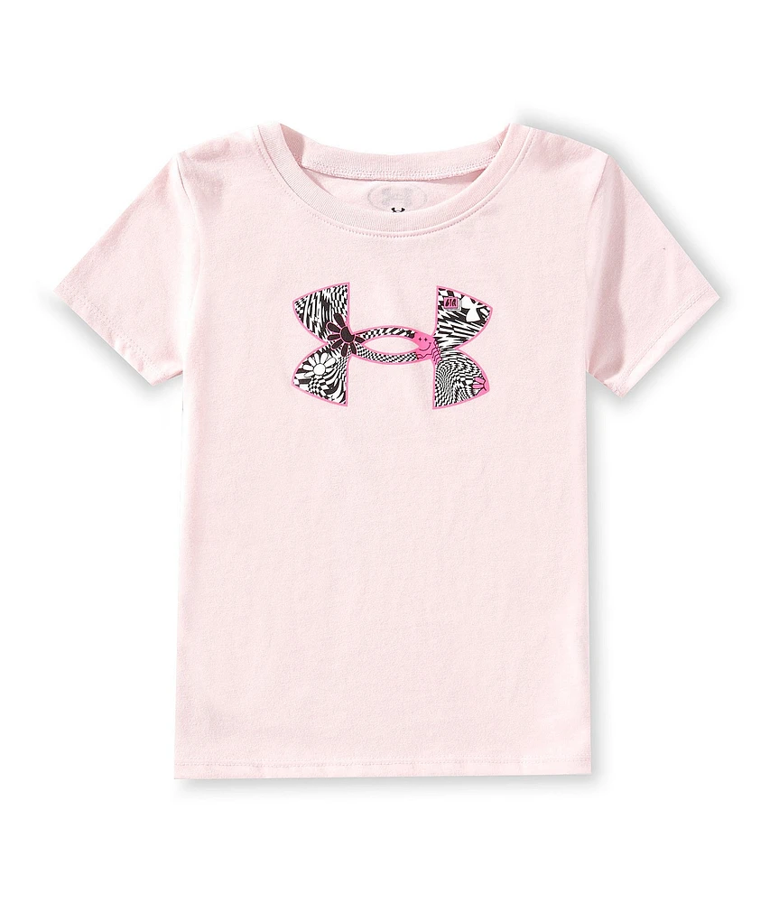 Under Armour Little Girls 2T-6X Short-Sleeve Logo Party T-Shirt