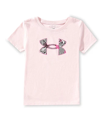 Under Armour Little Girls 2T-6X Short-Sleeve Logo Party T-Shirt