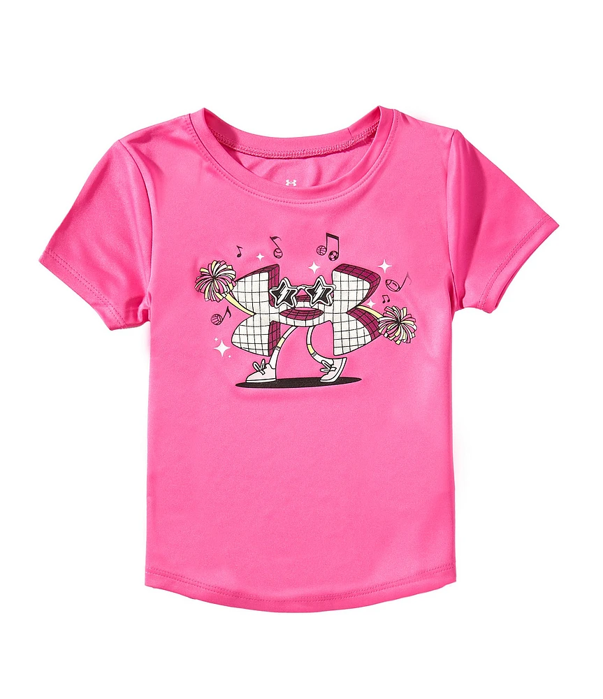 Under Armour Little Girls Short-Sleeve UA Tech™Disco T-Shirt