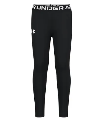 Under Armour Little Girls 2T-6X Solid Wordmark Leggings