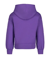 Under Armour Little Girls 4-6X Long-Sleeve Rival Big Icon Logo Fleece Hoodie