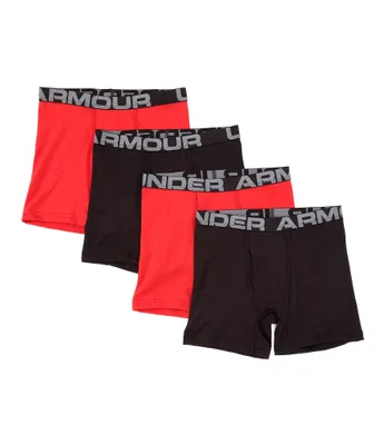 Under Armour Little/Big Boys 4-20 Boxer Briefs 4-Pack