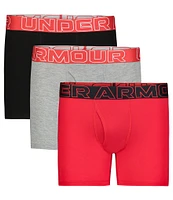 Under Armour Little/Big Boys 4-20 solid Performance Cotton Assorted Boxer Brief 3-Pack