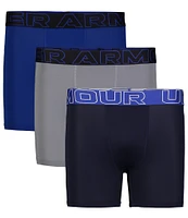 Under Armour Little/Big Boys 4-20 Performance Tech Solid Boxer Briefs 3-Pack