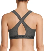 Under Armour Women's Armour® Mid Crossback Heather Scoop Neck Sports Bra