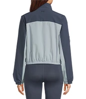 Under Armour Rival Banded Collar Long Sleeve Crop Wind Jacket