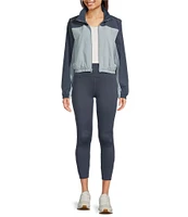 Under Armour Rival Banded Collar Long Sleeve Crop Wind Jacket