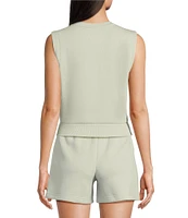 Under Armour Rival Crew Neck Sleeveless Fleece Top