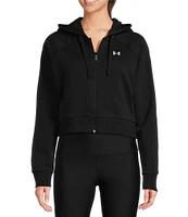 Under Armour Rival Fleece Crop Full-Zip Jacket