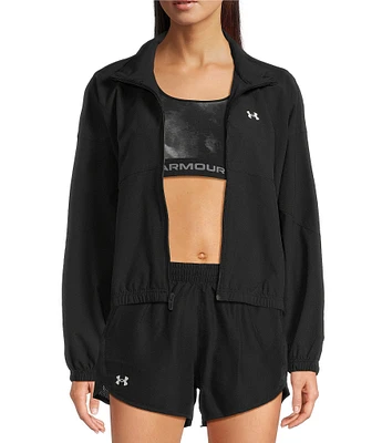 Under Armour Rival Stand Collar Long Sleeve Water Resistant Jacket