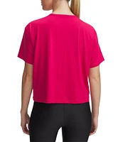 Under Armour Solid 4-Way Stretch Motion Crew Neck Short Sleeve Relaxed Fit Tee