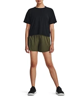Under Armour Solid 4-Way Stretch Motion Crew Neck Short Sleeve Relaxed Fit Tee