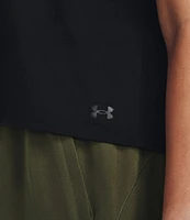 Under Armour Solid 4-Way Stretch Motion Crew Neck Short Sleeve Relaxed Fit Tee
