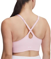 Under Armour Solid 4-Way Stretch Vanish Seamless Scoop Neck Sports Bra