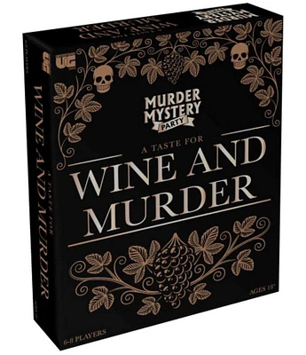 University Games Wine And Murder Murder Mystery Game