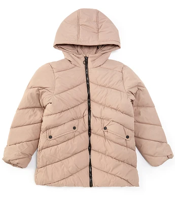 Urban Republic Big Girls 7-16 Long Quilted Puffer Coat