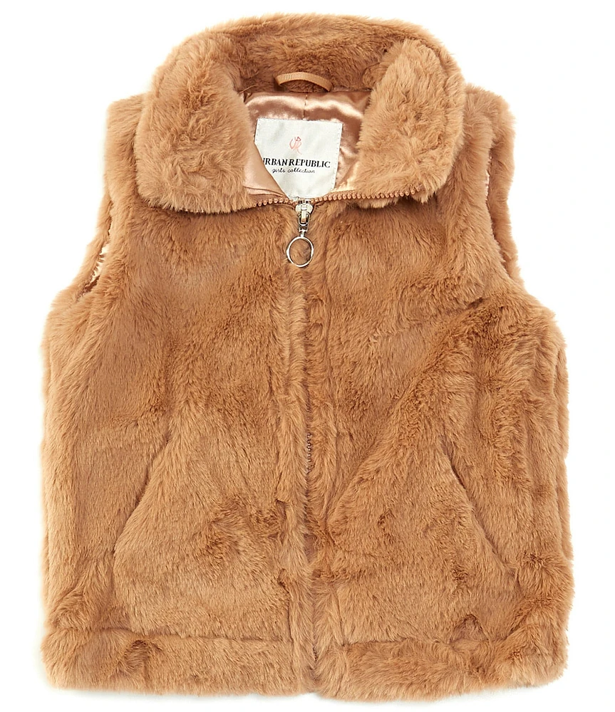 Urban Republic Big Girls 7-16 Faux-Fur Vest