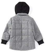 Urban Republic Little Boys 2T-7 Quilted Hooded Jacket