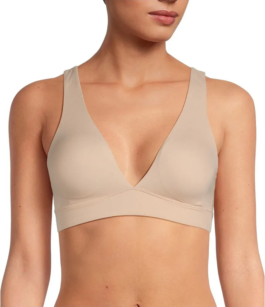 VAN WINKLE & CO. Brushed Micro V-Neck Bralette