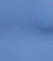 VAN WINKLE & CO. Flat Ribbed Sleeveless Square Neck Cropped Tank
