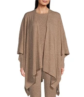 VAN WINKLE & CO. Solid Cashmere Ruana Wrap