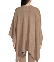 VAN WINKLE & CO. Solid Cashmere Ruana Wrap