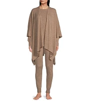 VAN WINKLE & CO. Solid Cashmere Ruana Wrap