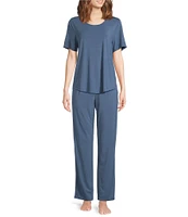 VAN WINKLE & CO. Solid Knit Coordinating Sleep Pants