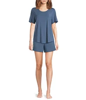 VAN WINKLE & CO. Solid Knit Coordinating Sleep Shorts