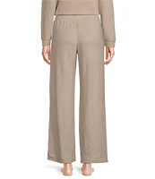 Van Winkle & Co. Solid Ribbed Knit Wide Leg Coordinating Sleep Pant