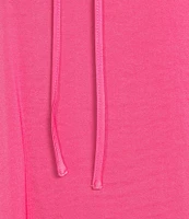 Van Winkle & Co. Solid Satin Sleeveless V-Neck Tie-Front Chemise