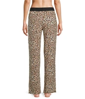 VAN WINKLE & CO. Spotty Animal Knit Coordinating Sleep Pant