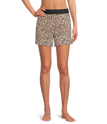 VAN WINKLE & CO. Spotty Animal Knit Coordinating Sleep Shorts
