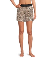 VAN WINKLE & CO. Spotty Animal Knit Coordinating Sleep Shorts