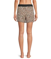 VAN WINKLE & CO. Spotty Animal Knit Coordinating Sleep Shorts