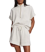 Varley Atrium Double Soft High Rise Drawstring Tie Waist Pull-On Shorts