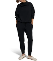 Varley Betsy Sweat Cowl High Neck Shirt