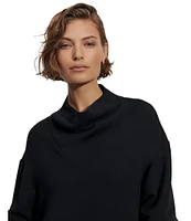 Varley Betsy Sweat Cowl High Neck Shirt